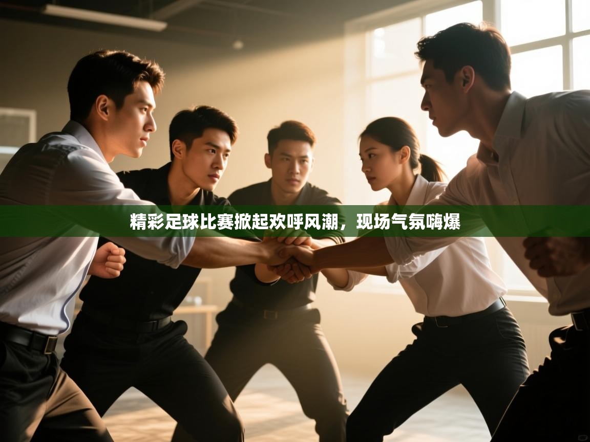 精彩足球比赛掀起欢呼风潮，现场气氛嗨爆