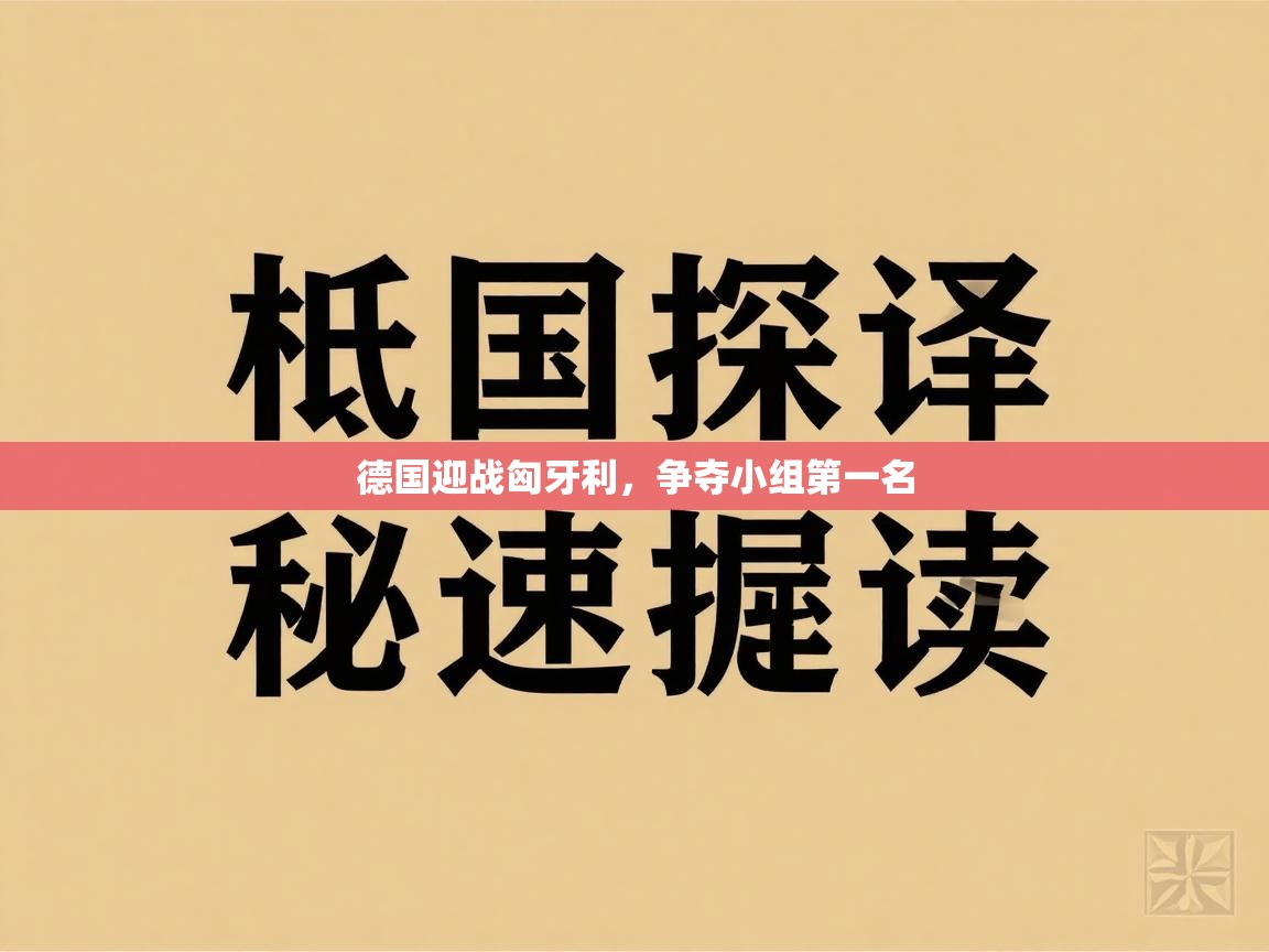 德国迎战匈牙利，争夺小组第一名  第1张